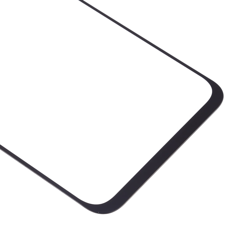 For OPPO R15X Front Screen Outer Glass Lens (Black)