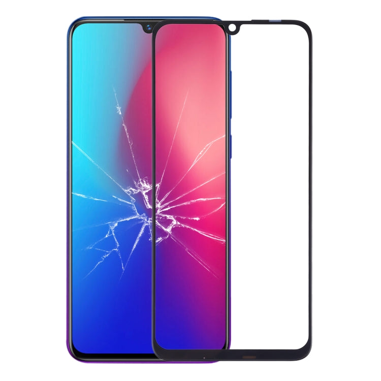 For Vivo Z3 Front Screen Outer Glass Lens (Black)