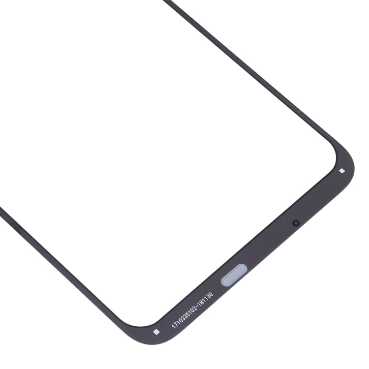 For Vivo Z3 Front Screen Outer Glass Lens (Black)
