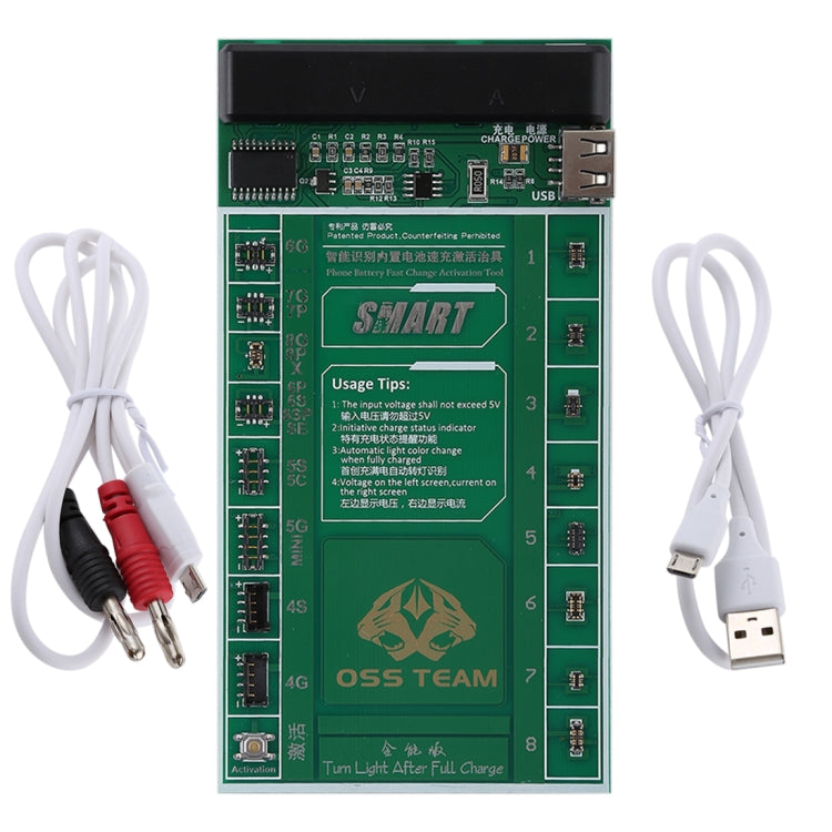 W209A+ Smartphone Battery Fast Charging and Activated 2 in 1 Tool for iPhone X & 8 Plus & 8 & 7 Plus & 6s Plus & 6s & 6 Plus & 6 & 5C & 5SE & 5S & 5 & 4S & 4, all samsung & OPPO & Huawei & vivo & Xiaomi Etc
