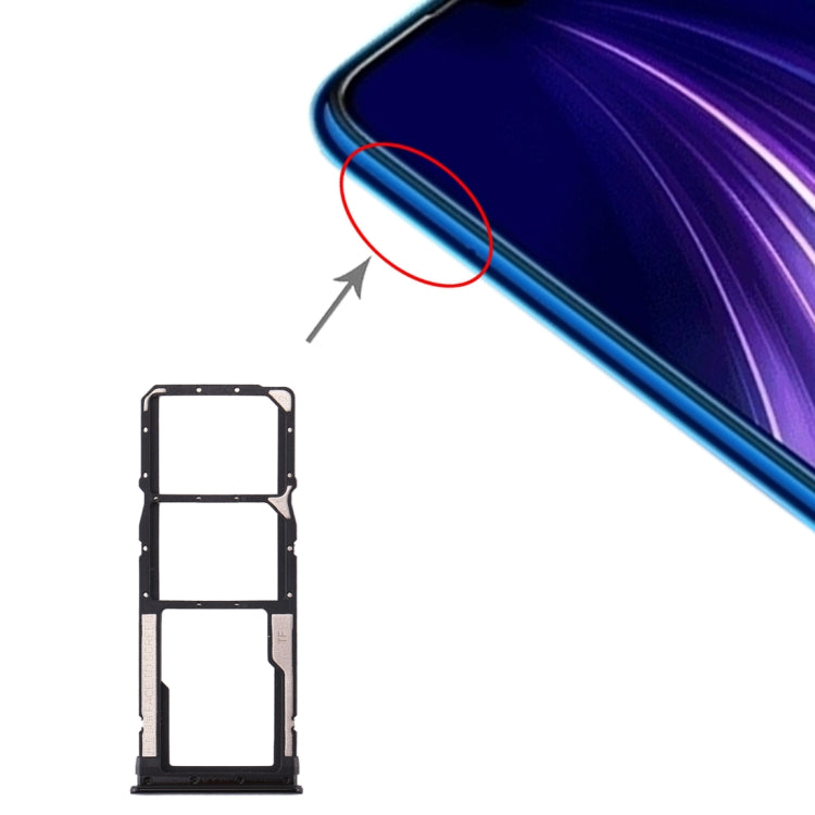 SIM Card Tray + SIM Card Tray + Micro SD Card Tray for Xiaomi Redmi Note 8