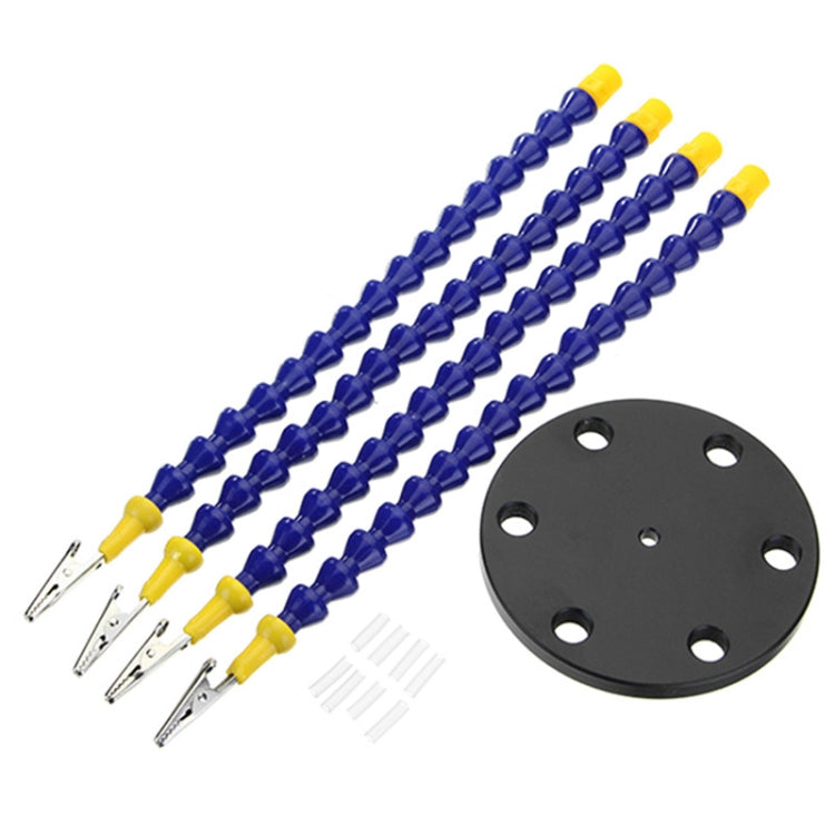 Universal Strange Metal Base Soldering Station Fixture with Four Arms