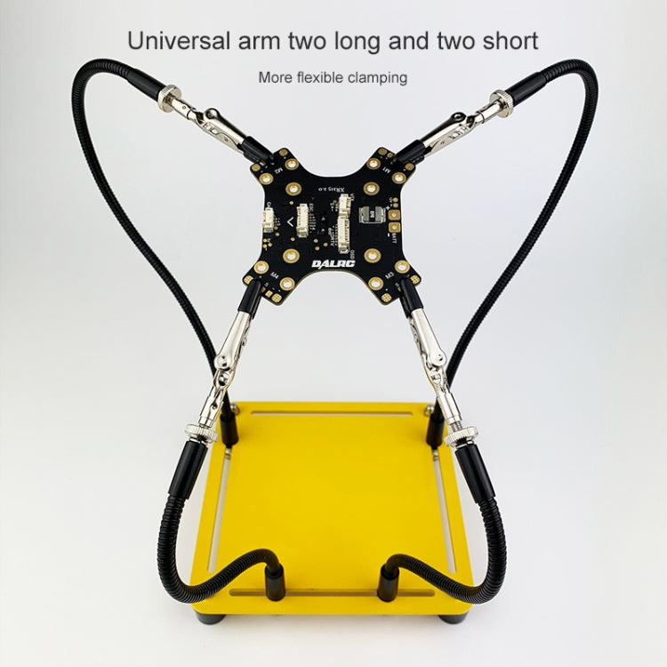 Universal Metal Base Soldering Station PCB Fixture (4 Metal Arms + 4 Magnetic Column)