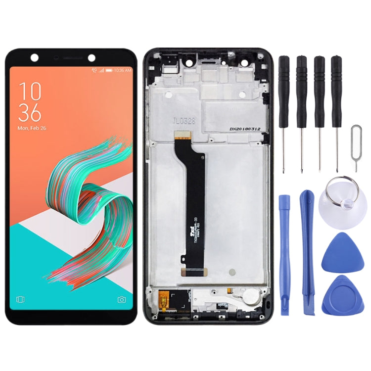 OEM LCD Screen for Asus ZenFone 5 Lite X017DA ZC600KL S630 SDM630 Digitizer Full Assembly with Frameï¼ˆBlack)