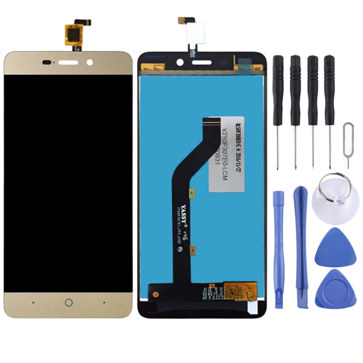 OEM LCD Screen for ZTE BLADE X3 A452 T620  with Digitizer Full Assembly (Gold)