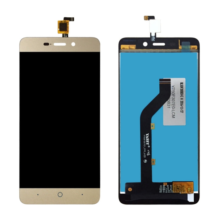 OEM LCD Screen for ZTE BLADE X3 A452 T620  with Digitizer Full Assembly (Gold)