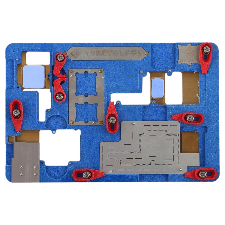 Multifunction Cooling Explosion-proof tin Phone Motherboard Repairing Fixing Holder for iPhone X