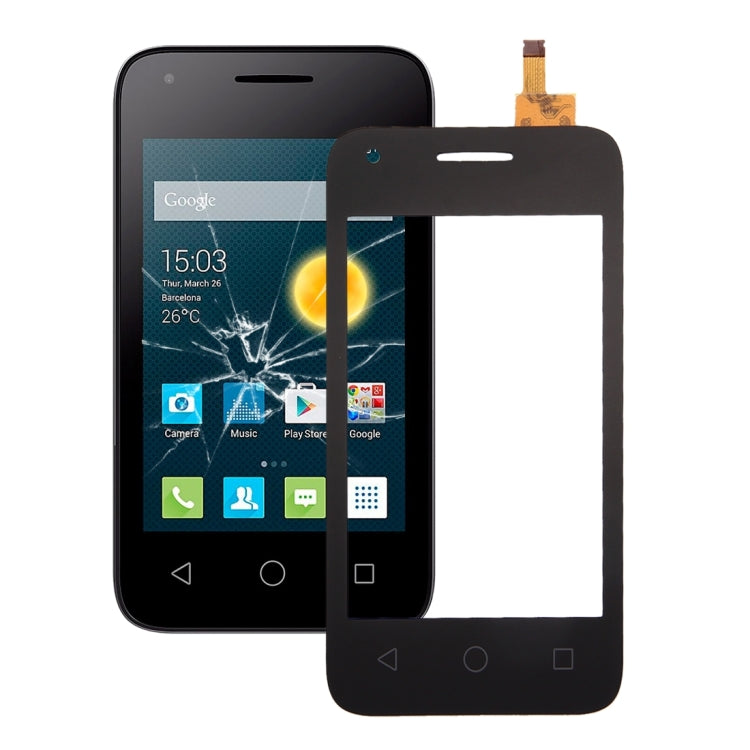 For Alcatel One Touch Pixi 3 3.5 / 4009 Touch Panel (Black)