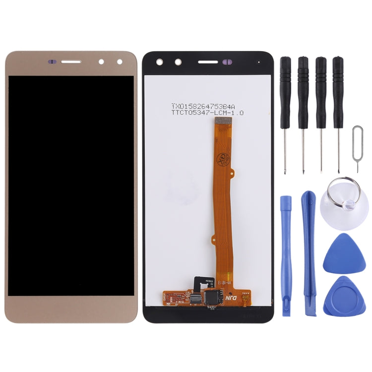 OEM LCD Screen for Huawei Honor Play 6 / Y5 (2017) with Digitizer Full Assembly(Gold)