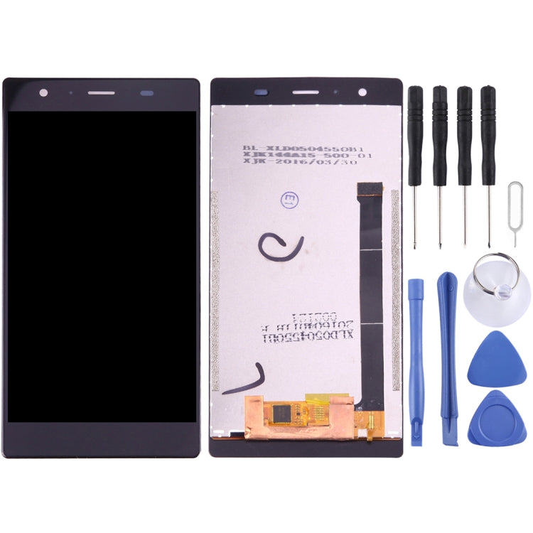 OEM LCD Screen for DOOGEE Y300 with Digitizer Full Assembly (Black)