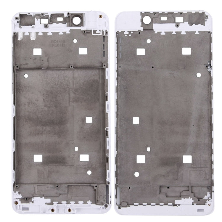 For Vivo X6 Front Housing LCD Frame Bezel Plate(White)