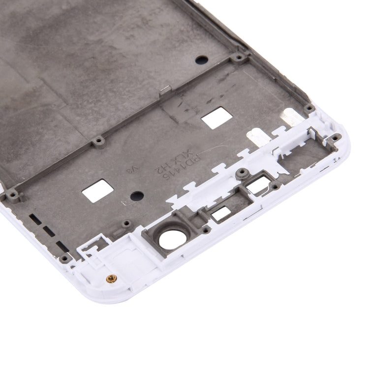 For Vivo X6 Battery Back Cover + Front Housing LCD Frame Bezel Plate (Silver)