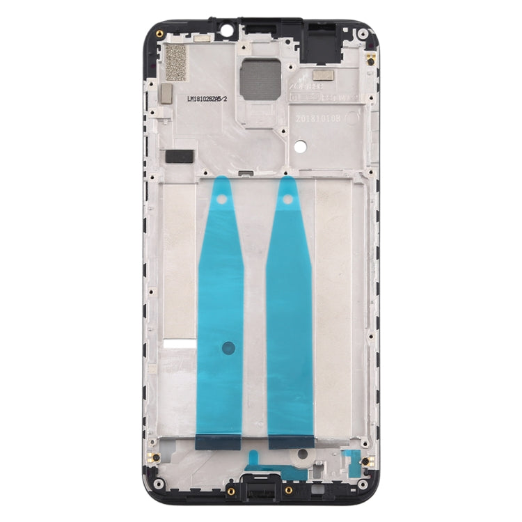For Meizu X8 Front Housing LCD Frame Bezel Plate(Black)