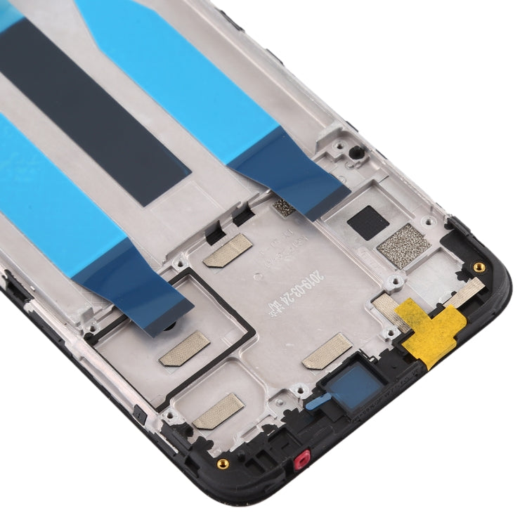 For Meizu 16Xs Front Housing LCD Frame Bezel Plate(Black)
