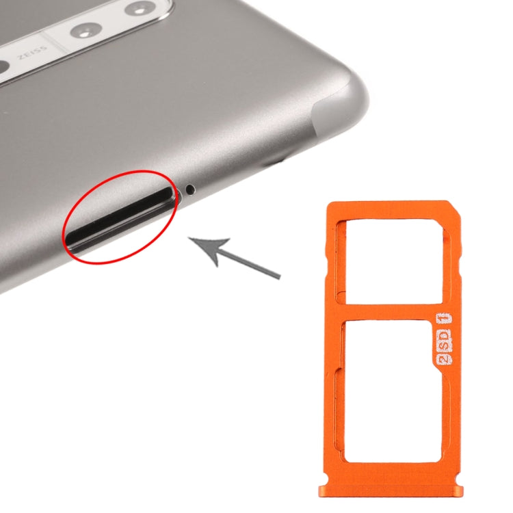 SIM Card Tray + SIM Card Tray / Micro SD Card Tray for Nokia 8 / N8 TA-1012 TA-1004 TA-1052