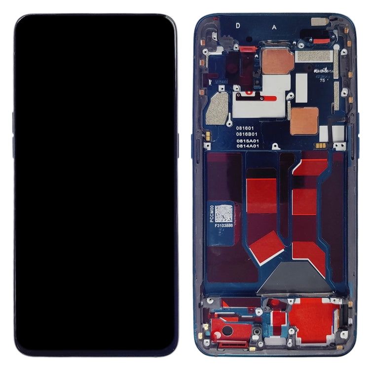 Original LCD Screen for OPPO Reno 10x zoom Digitizer Full Assembly with Frame (Black)