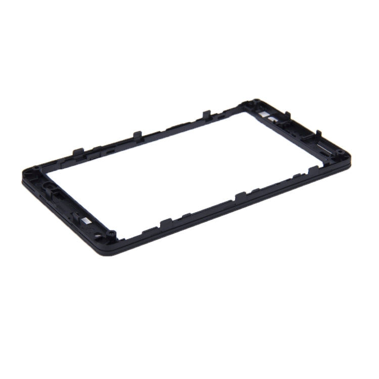 Front Housing LCD Frame Bezel Plate  for Microsoft Lumia 435(Black)