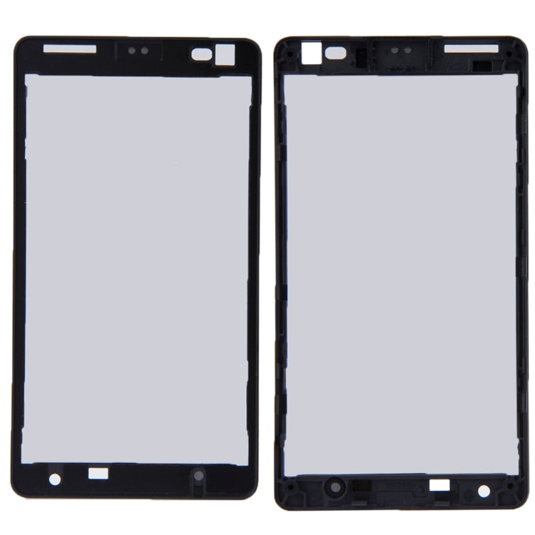 Front Housing LCD Frame Bezel Plate  for Microsoft Lumia 435(Black)