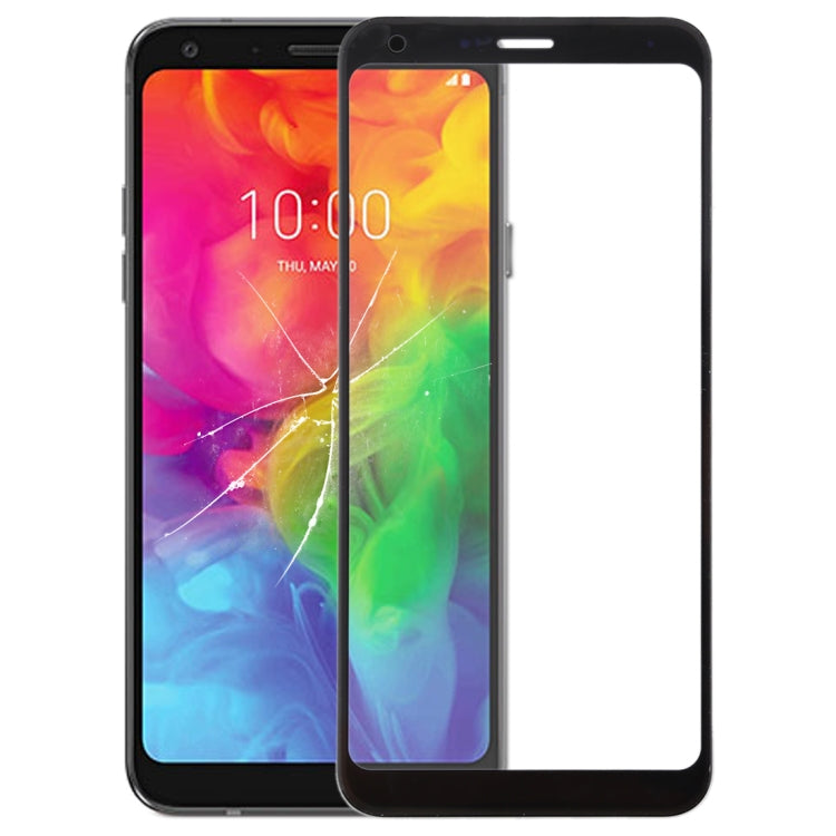 Front Screen Outer Glass Lens for LG Q7 Q610 / Q7 Plus Q725 Q720 / Q7A / Q7 Alpha(Black)