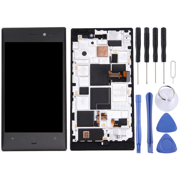 TFT LCD Screen for Nokia Lumia 928 Digitizer Full Assembly with Frame (Black)