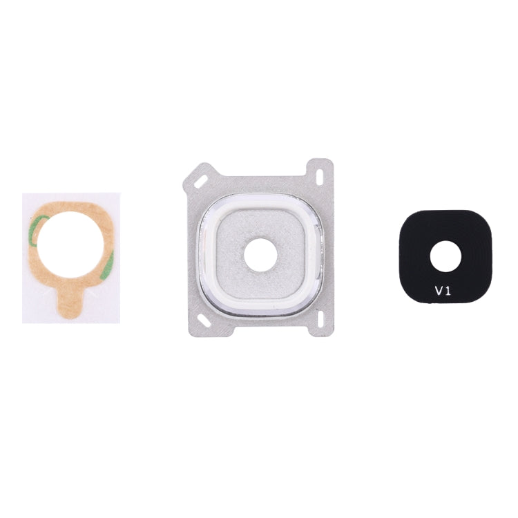 For Galaxy E5 10pcs Back Camera Bezel & Lens Cover with Sticker