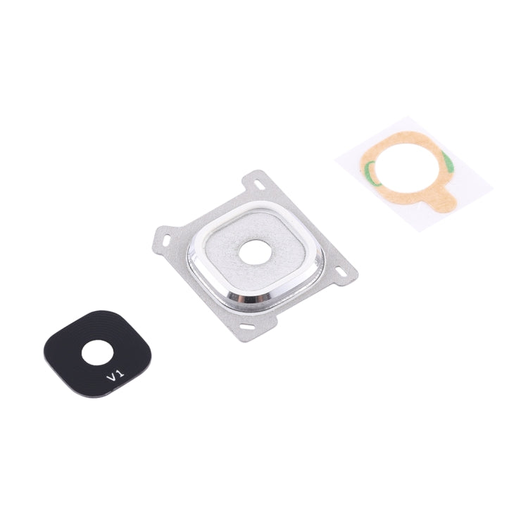 For Galaxy E5 10pcs Back Camera Bezel & Lens Cover with Sticker