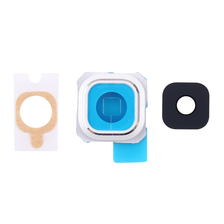 For Galaxy S6 Edge + / G9280 10pcs Back Camera Bezel & Lens Cover with Sticker