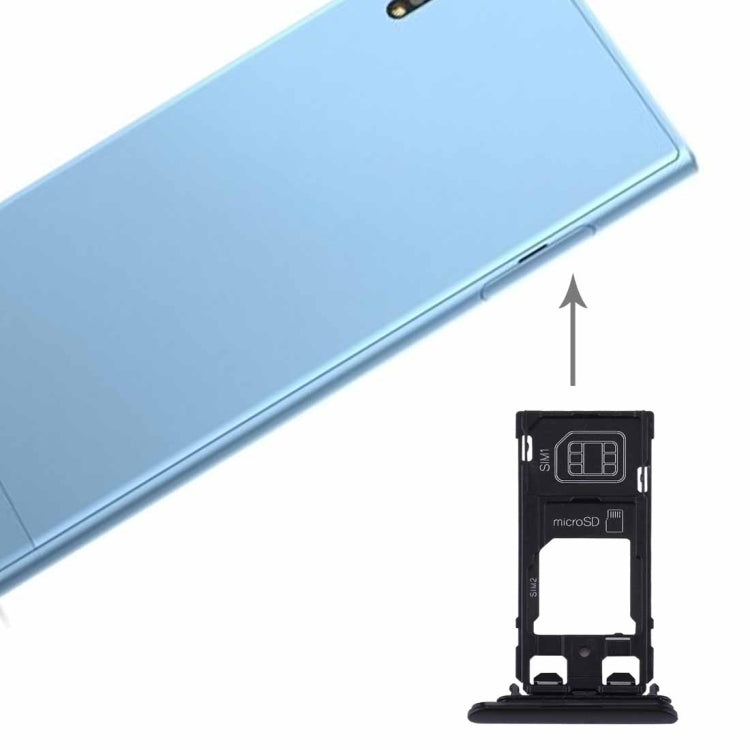 for Sony Xperia XZs (Dual SIM Version) SIM & Micro SD / SIM Card Tray