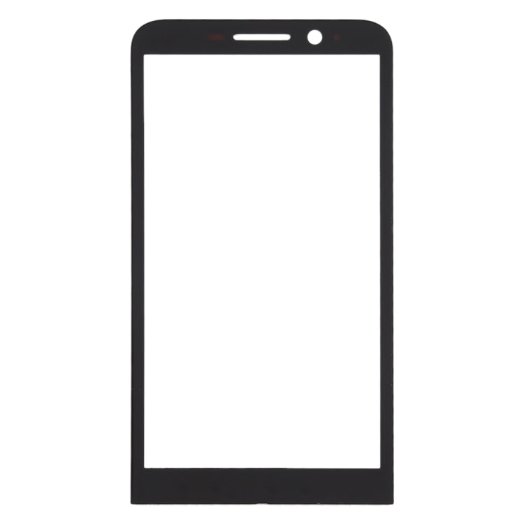 Front Screen Outer Glass Lens for BlackBerry Z3(Black)