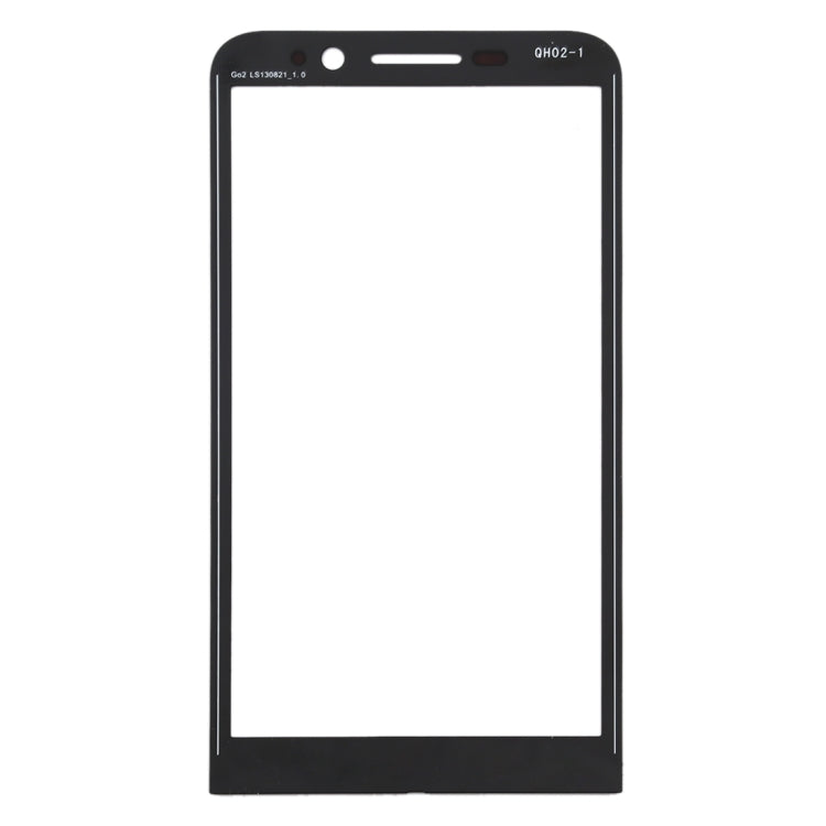 Front Screen Outer Glass Lens for BlackBerry Z3(Black)