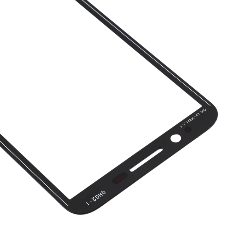 Front Screen Outer Glass Lens for BlackBerry Z3(Black)
