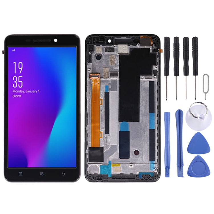 OEM LCD Screen for Lenovo A5000 Digitizer Full Assembly with Frame