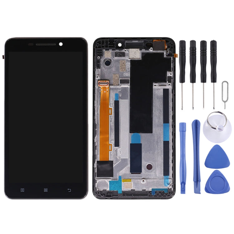 OEM LCD Screen for Lenovo A5000 Digitizer Full Assembly with Frame