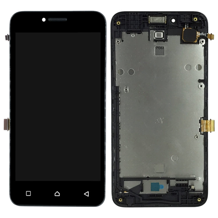 OEM LCD Screen for Lenovo Vibe B A2016 A2016a40 A2016b30 Digitizer Full Assembly with Frame (Black)