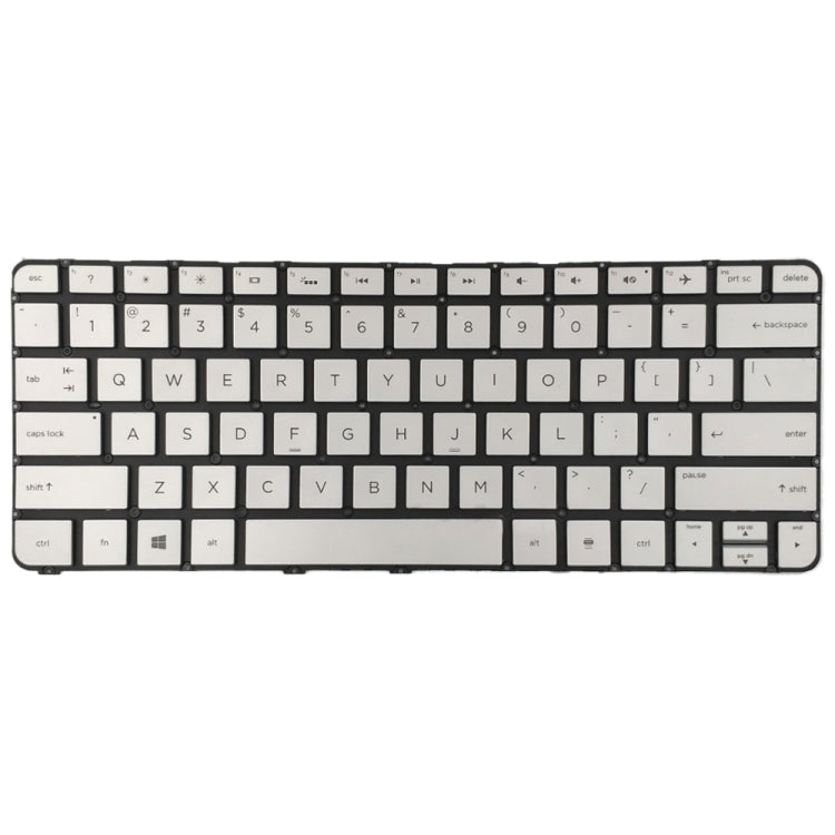US Version Keyboard with Keyboard Backlight for HP Spectre X360 13T-4000 13-4000 4103DX (Silver)