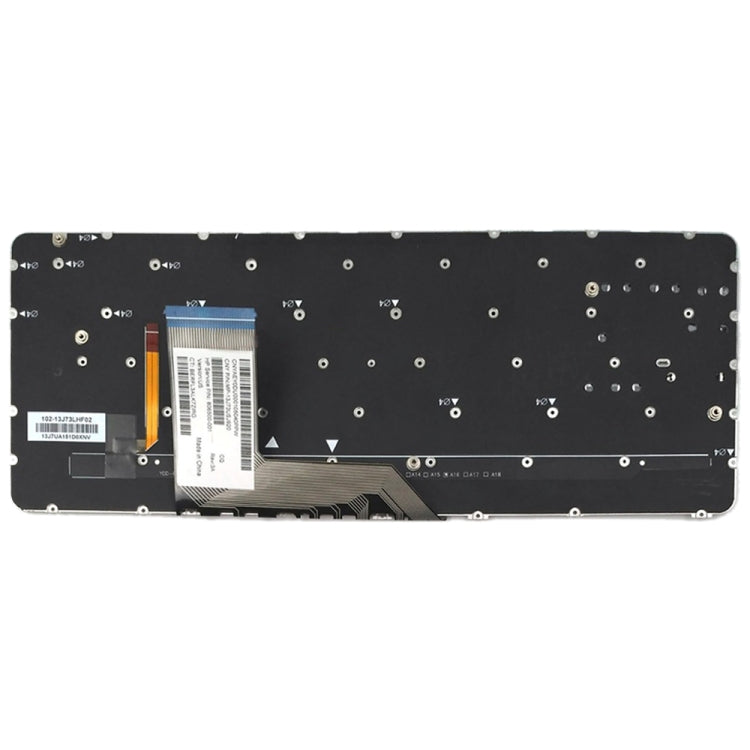 US Version Keyboard with Keyboard Backlight for HP Spectre X360 13T-4000 13-4000 4103DX (Silver)