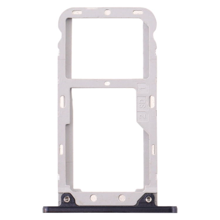 SIM Card Tray + SIM Card Tray / Micro SD Card Tray for Asus Zenfone 4 ZE554KL Z01KDA Z01KD(Black)