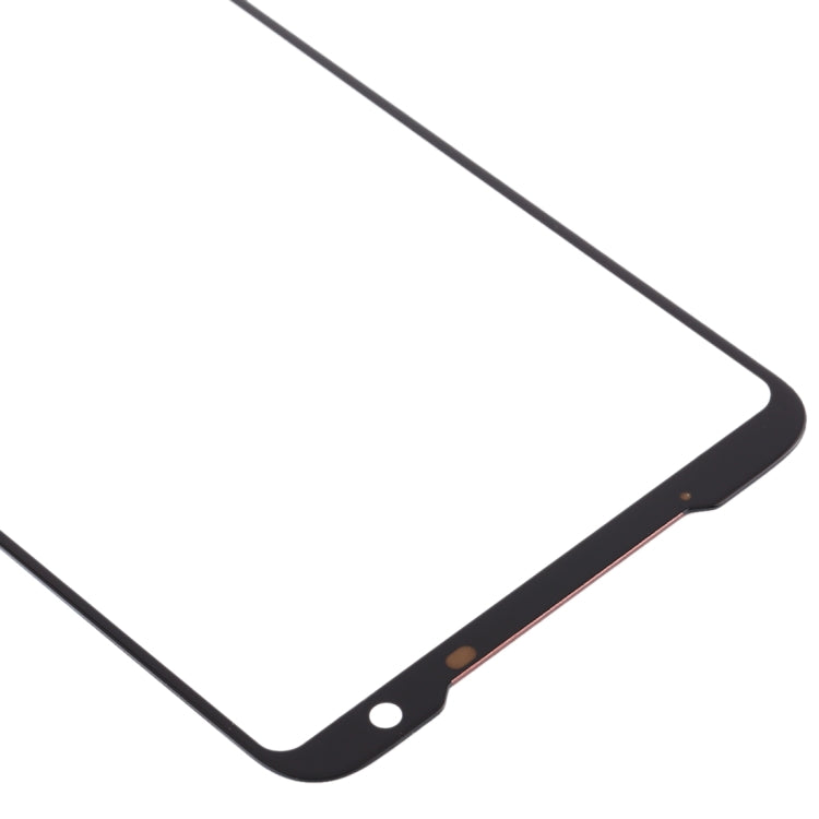 Front Screen Outer Glass Lens for Asus ROG Phone II ZS660KL (Black)