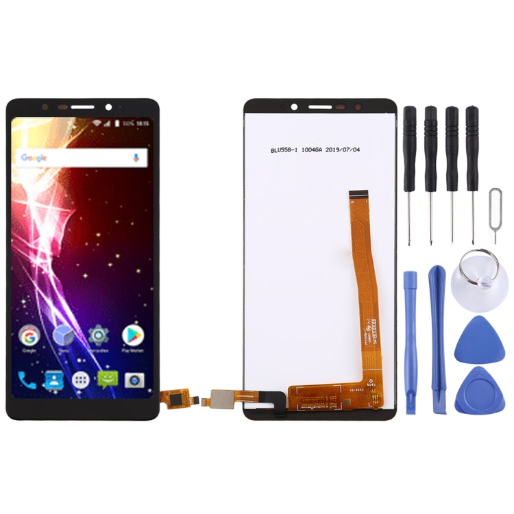 LCD Screen and Digitizer Full Assembly for BQ BQ-5500L Advance(Black)