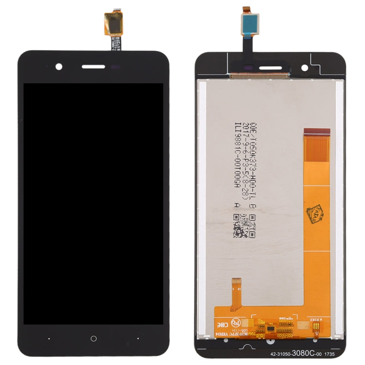 LCD Screen and Digitizer Full Assembly for BQ BQ-5044 Strike LTE(Black)