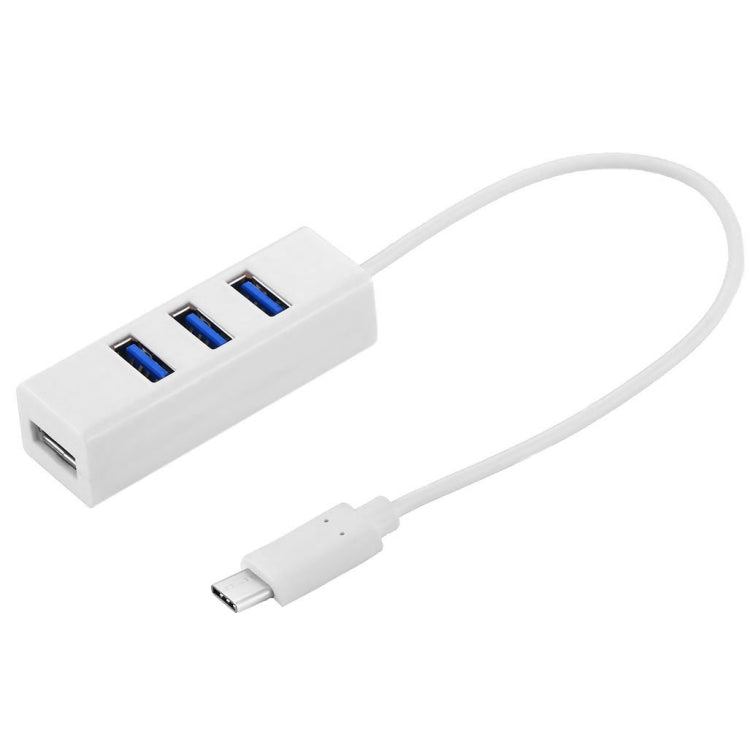 Portable USB-C / Type-C Male to 4 USB Ports Female HUB Adapter