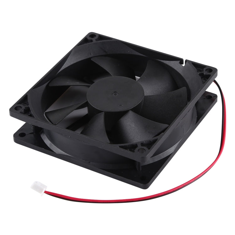 9 inch 9025 2-pin Computer Cooling Fan (Black)