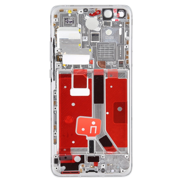 Original Middle Frame Bezel Plate with Side Keys for Huawei P40 Pro