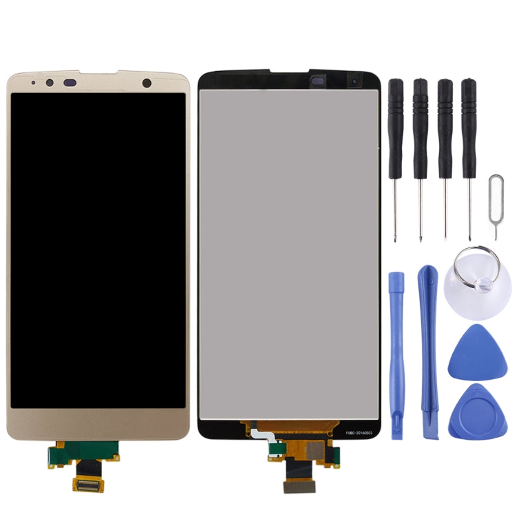 TFT LCD Screen for LG Stylus 2 Plus / K530 / K535 with Digitizer Full Assembly (Gold)