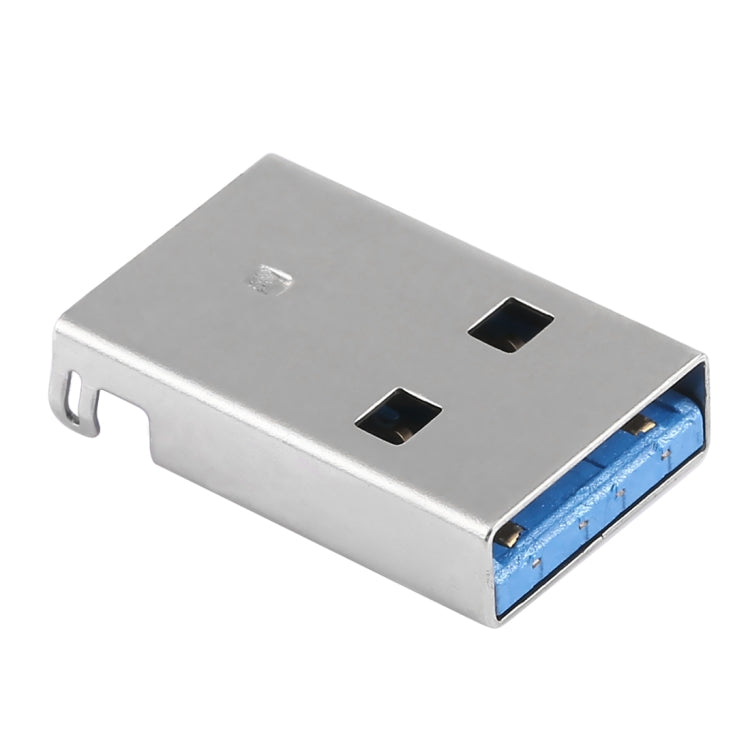 50 PCS Unique Welding Plate 90 Degrees 9 Pin USB 3.0 A Male Jack Plug