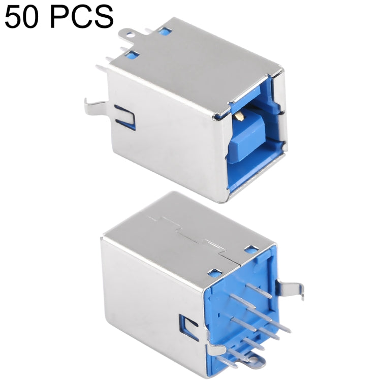50 PCS USB 3.0 BF Type 180 Degrees DIP Bent Feet for Printer Inference