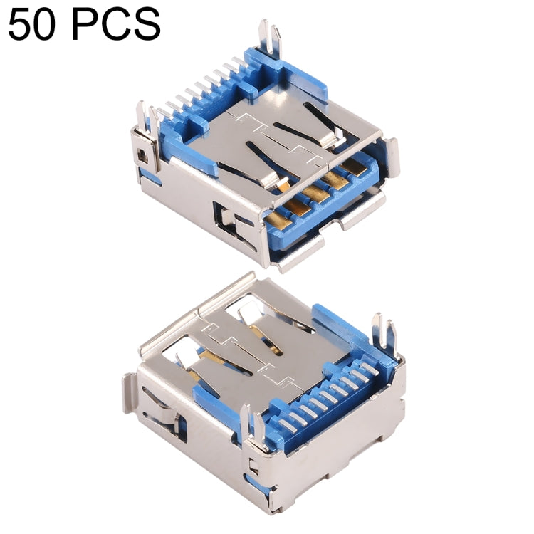 50 PCS USB 3.0 AF SMT Connector Socket