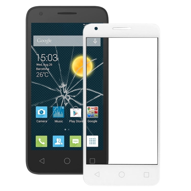 For Alcatel One Touch Pixi 3 4.5 / 4027 Front Screen Outer Glass Lens