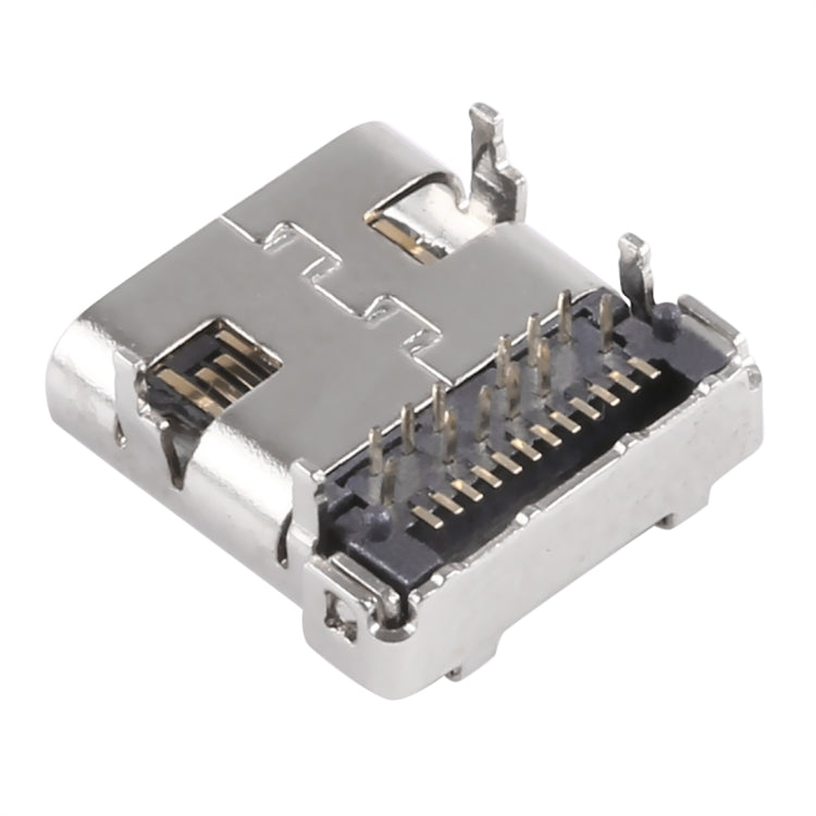 50 PCS USB-C / Type-C Female Host 24 Pin Terminal 12 Vertical 12 Attached Connector