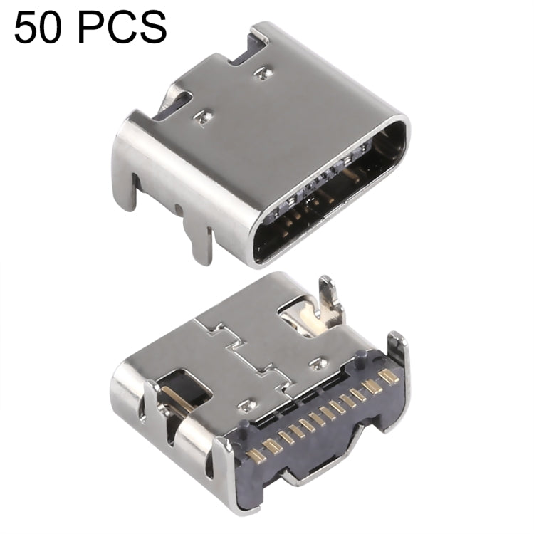 50 PCS USB-C / Type-C Female 16 Pin SMT Connector